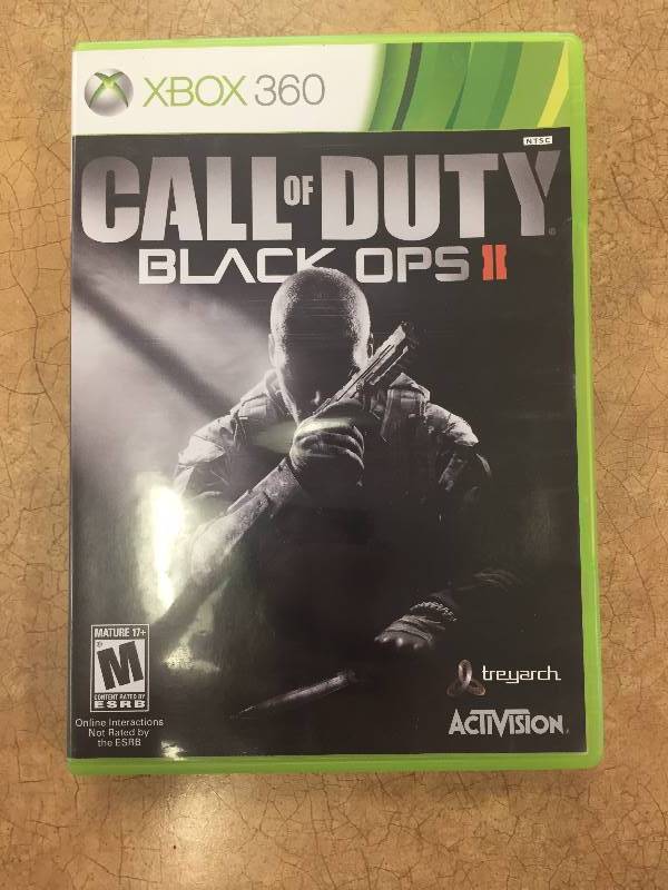 Call of duty black ops 2 xbox 360 video game