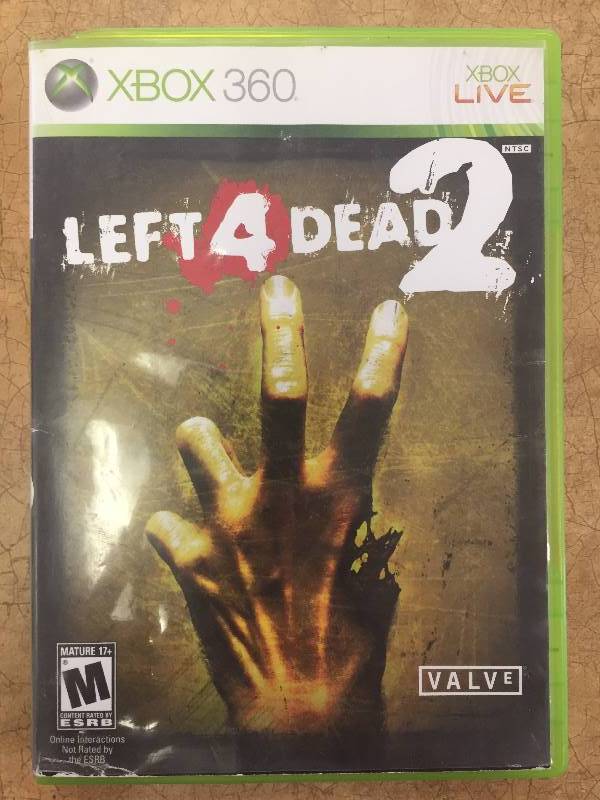 Left 4 dead 2 xbox 360 video game