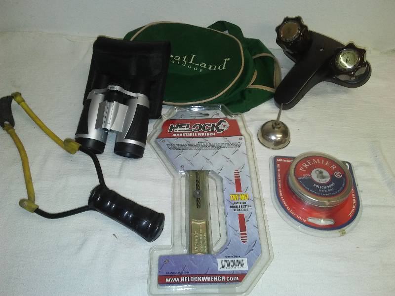 lot 191 image: Wrench (NEW) Lead Pellets,Binoculars and more