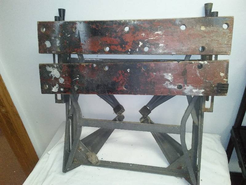lot 202 image: Vintage, Black & Decker workmate