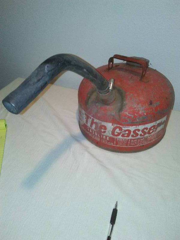 lot 215 image:  The Gasser, two and a half gallon gas can by Eagle