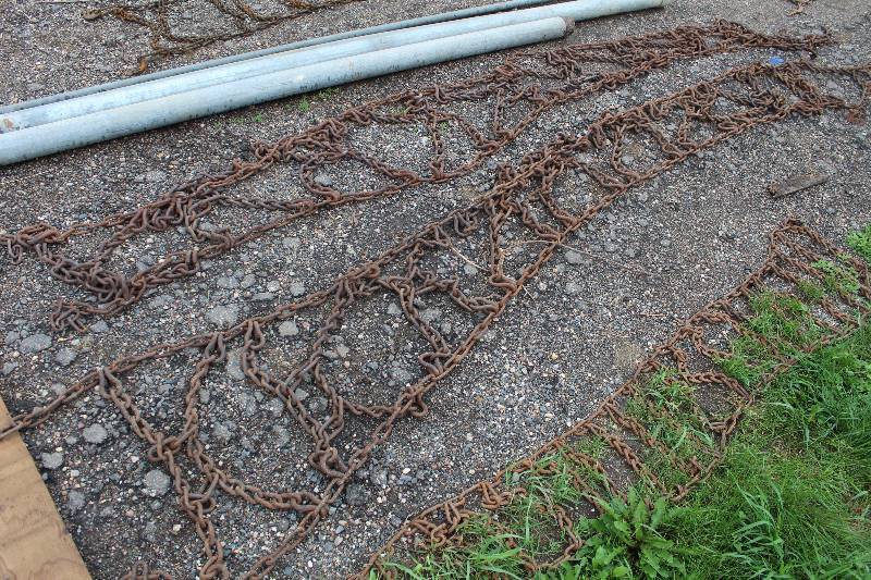 lot 420 image: Lot of (2) Matching Tractor Tire Chains
