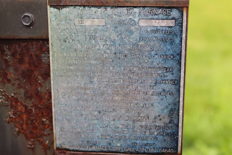 Longwood Wood Furnace | Independence Estate Sale | K-BID