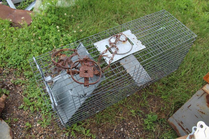 lot 515 image: Live Animal Traps, Small Foot Snares