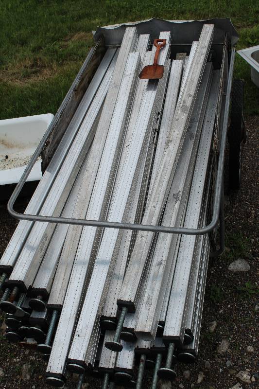 lot 483 image: Lot of (Approximately 40) Aluminum StandsFeet
