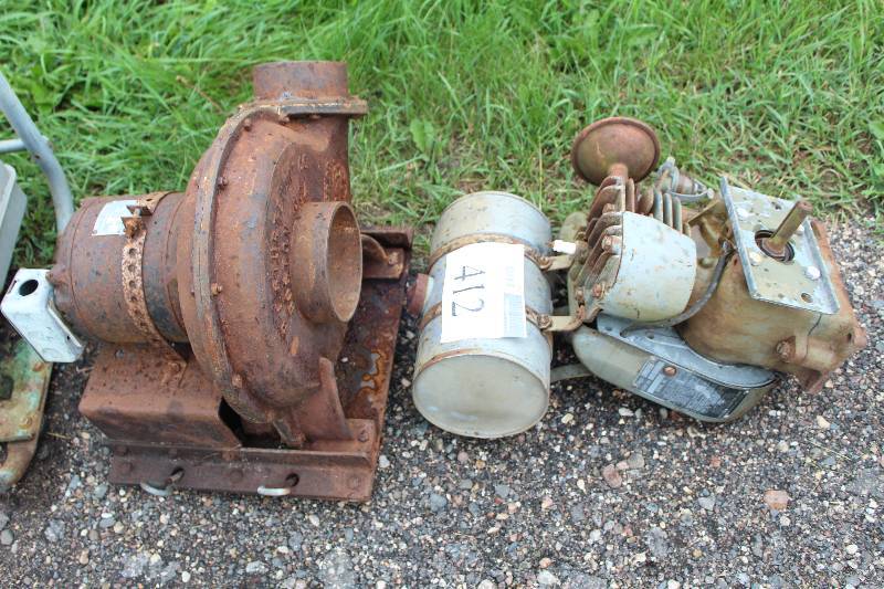 lot 412 image: Lot of (2) Motors