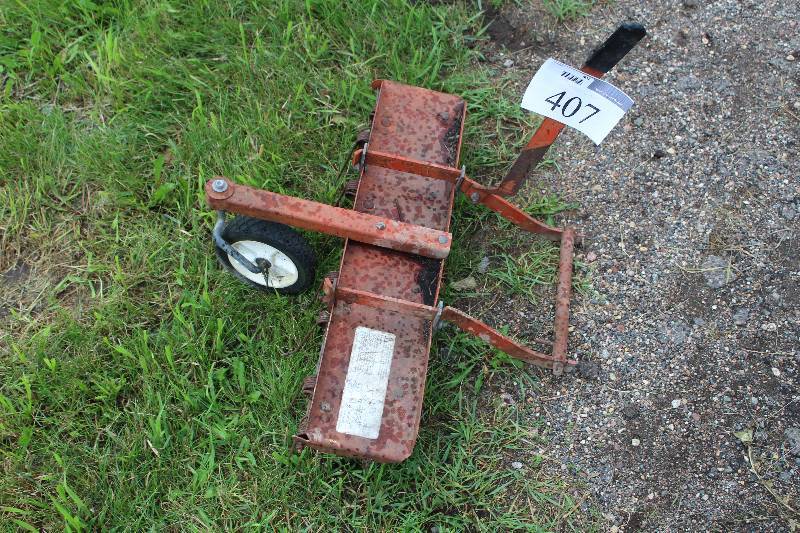 lot 407 image: Dethatcher Attachment for lawn mower