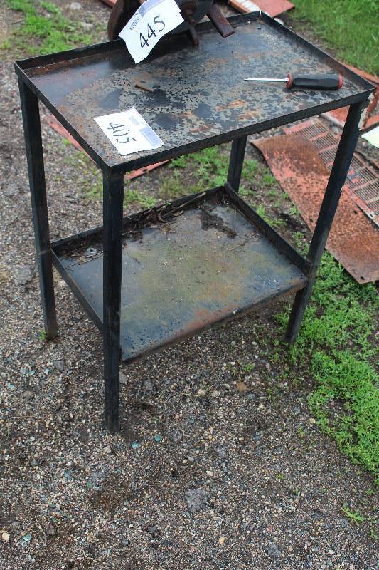 lot 405 image: Metal Work Table
