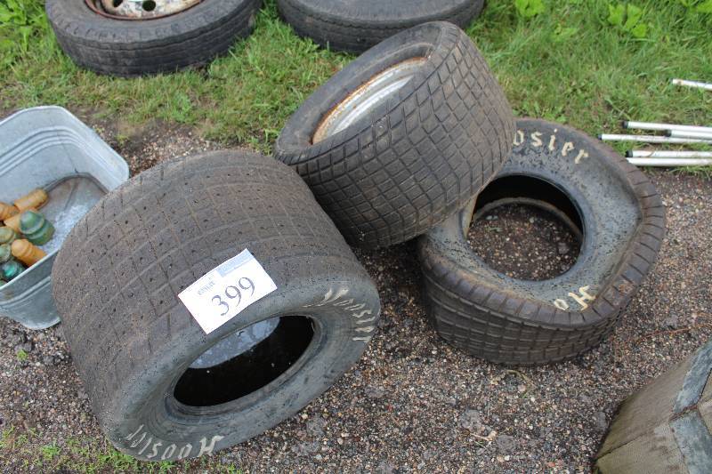 lot 399 image: Lot of (3) Hooser Racing Tires