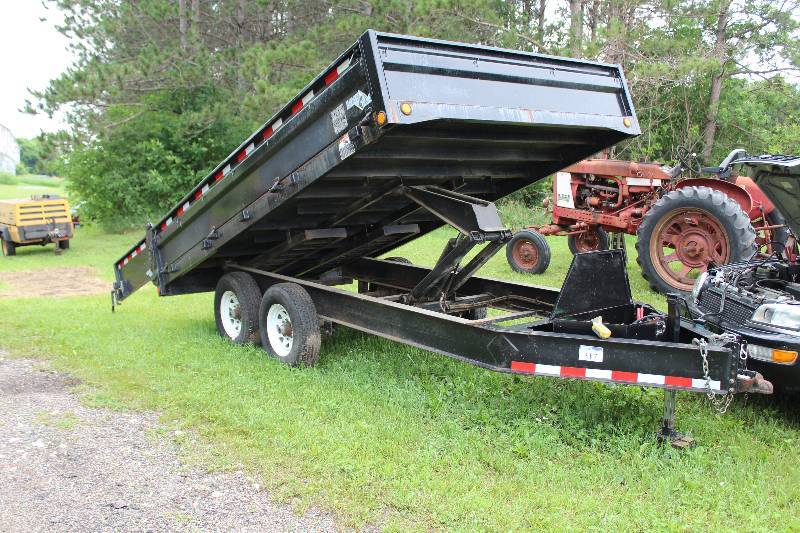 lot 317 image: 2008 Load Trail 2-Axle Dump Trailer