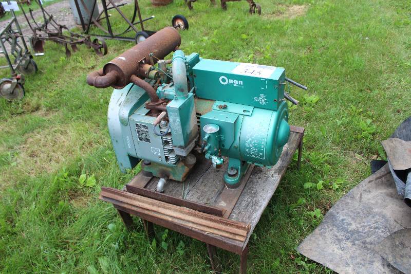 lot 345 image: Onan Electric Plant Generator