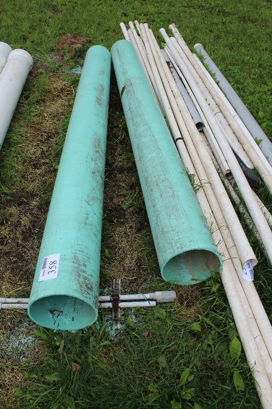 lot 358 image: Lot of (2) PVC Tubing