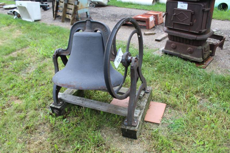 lot 365 image: Yoke No. 28 Steel Alloy Church Bell
