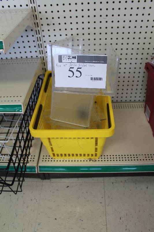 lot 55 image: Plastic Display Bins