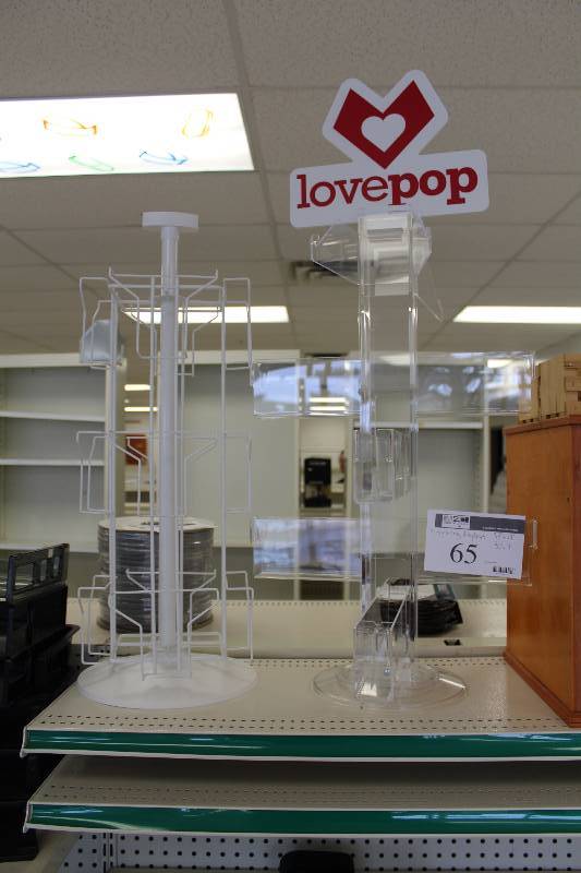lot 65 image: Lot of (2) Spinning Display Units