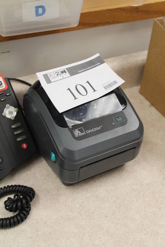 lot 101 image: Zebra GK420 Thermal Printer