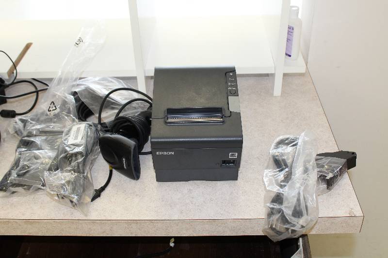 lot 110 image: Honeywell Point of Sale Scanners w Epson M244A Receipt Printer