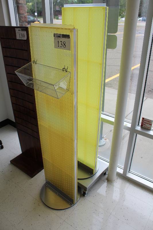 lot 138 image: Lot of (2) Display Racks