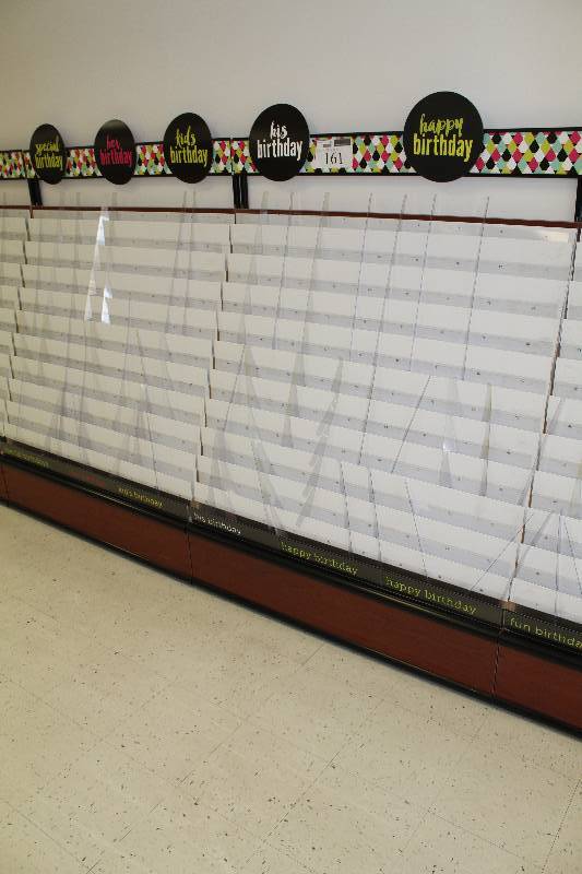 lot 161 image: Lot of (2) Commercial Greeting Card Display Racks