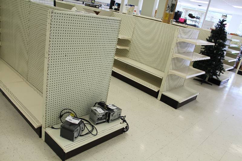 lot 165 image: Lot of (2) Commercial Display Racks