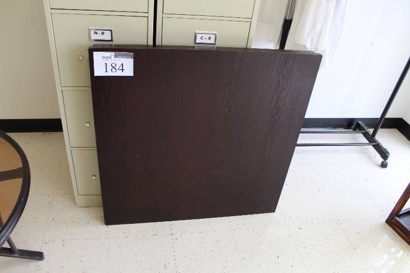 lot 184 image: Cosco Folding Wood Table