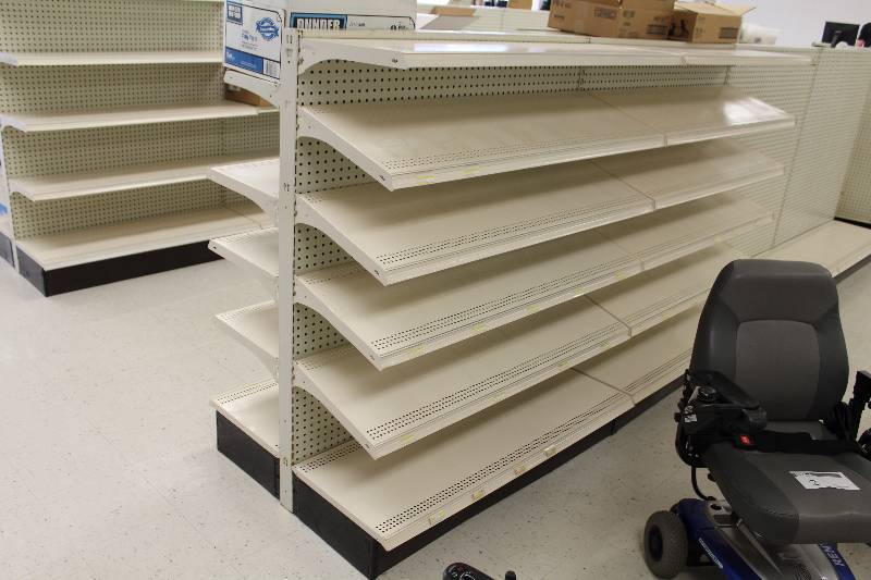 lot 172 image: Lot of (2) Commercial Display Racks
