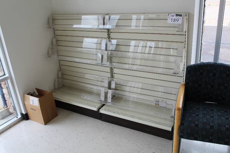 lot 189 image: Lot of (2) Commercial Display Racks