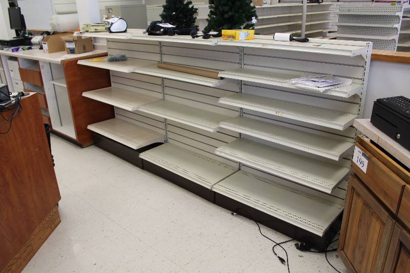 lot 193 image: Lot of (3) Commercial Display Racks