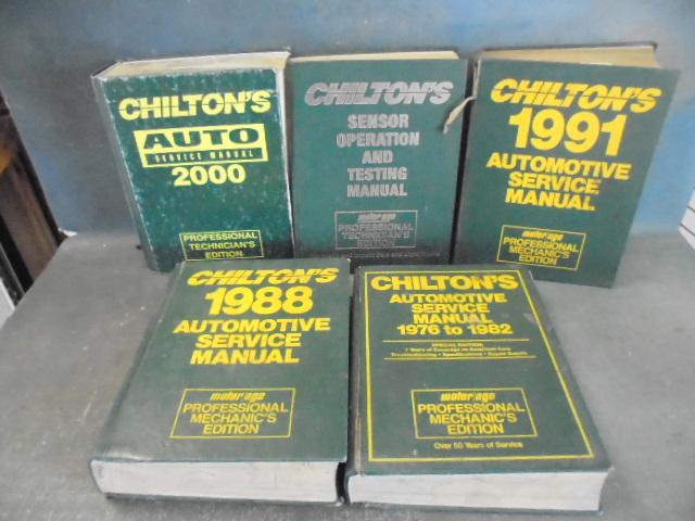 lot 69 image: Chiltons Automotive Repair Manuals