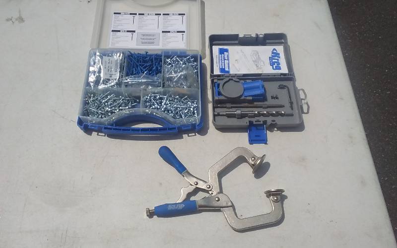 lot 48 image: Kreg Jig With Clamps, Drill Bits & Screws
