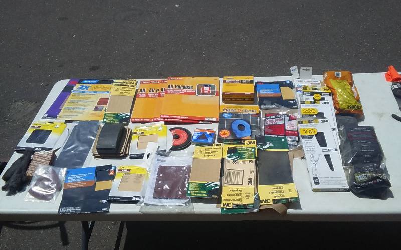lot 49 image: Large Assortment Of Sandpaper