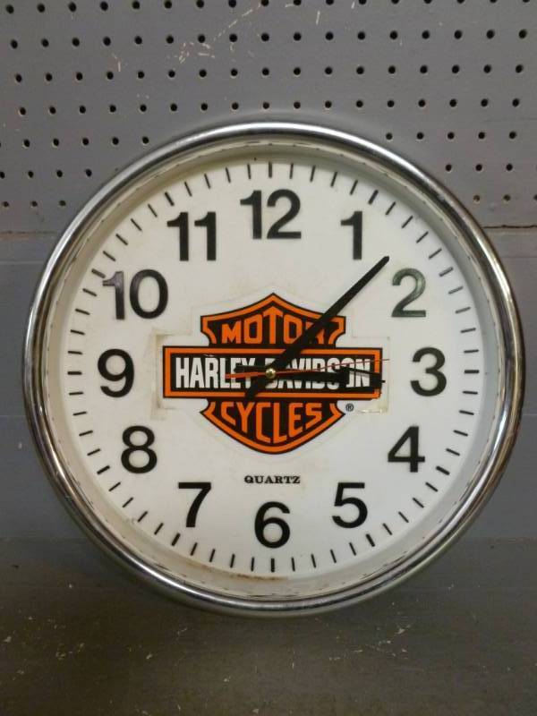 Harley Davidson Clock