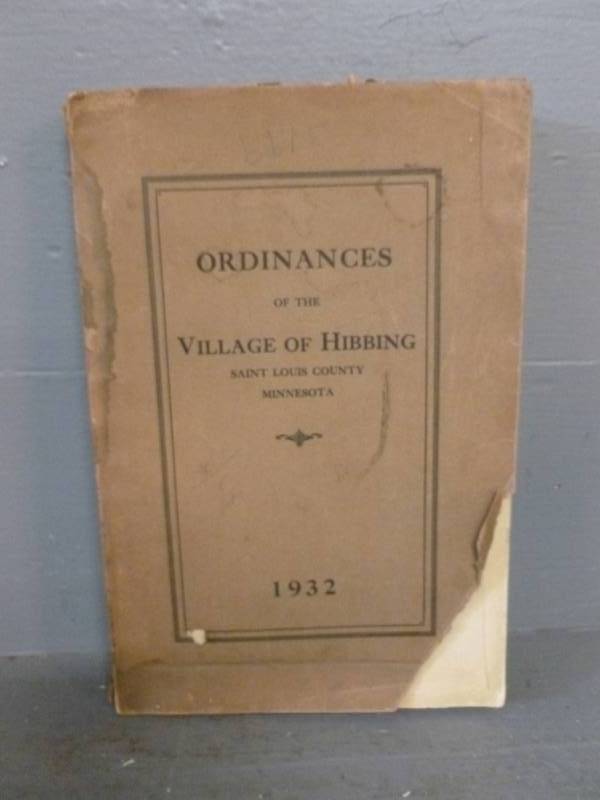 Vintage Hibbing Book
