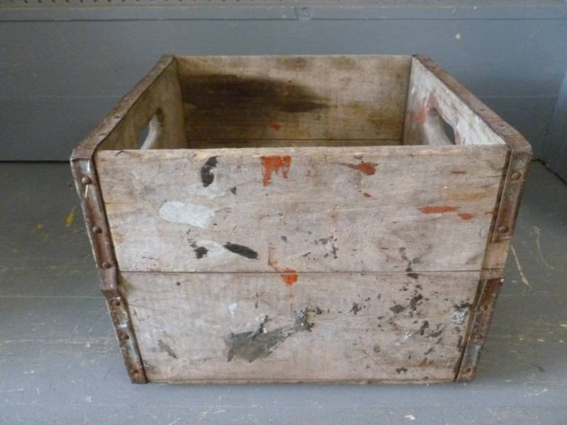 Vintage Dairy Crate