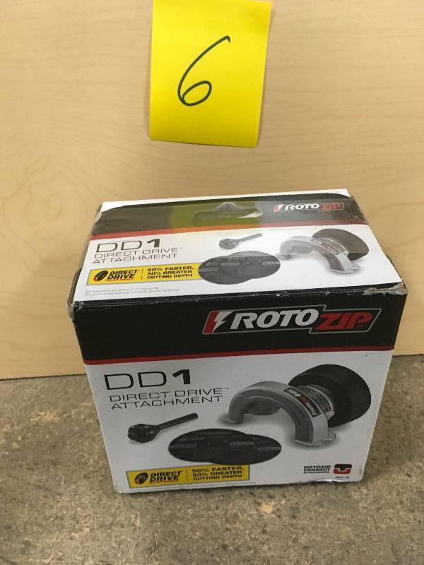 lot 6 image: ROTOZIP 2-12 in. Direct Drive Cut-Off Rotary Tool Attachment for Cutting Steel and Copper and Plastic