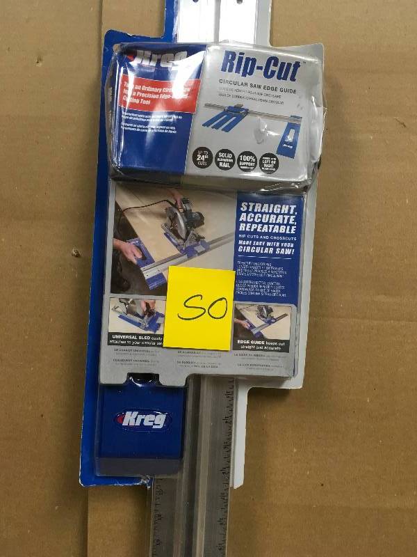 lot 50 image: KREG 24 in. Rip-Cut Aluminum Circular Saw Guide