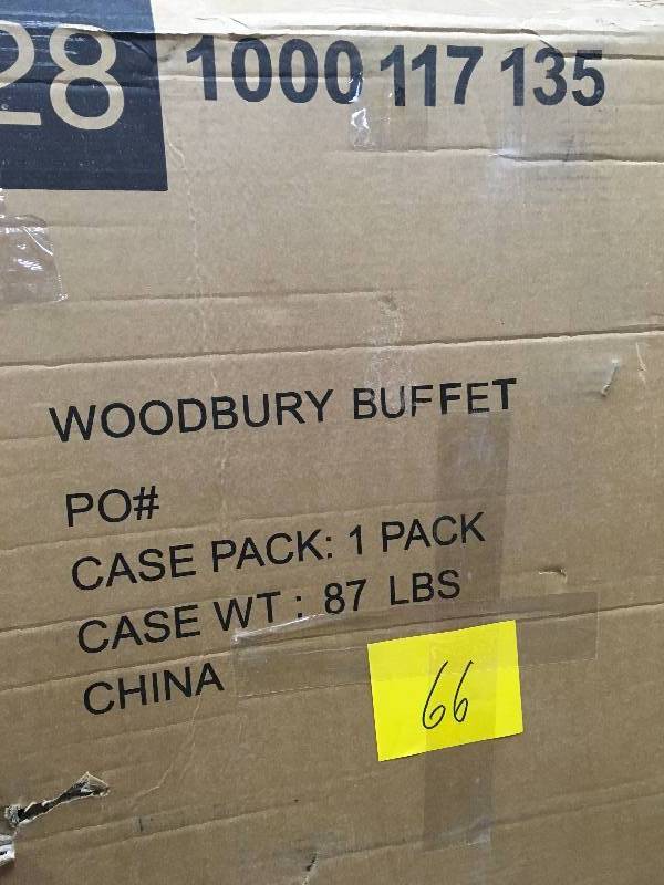 lot 66 image: Hampton Bay Woodbury Patio Buffet not used