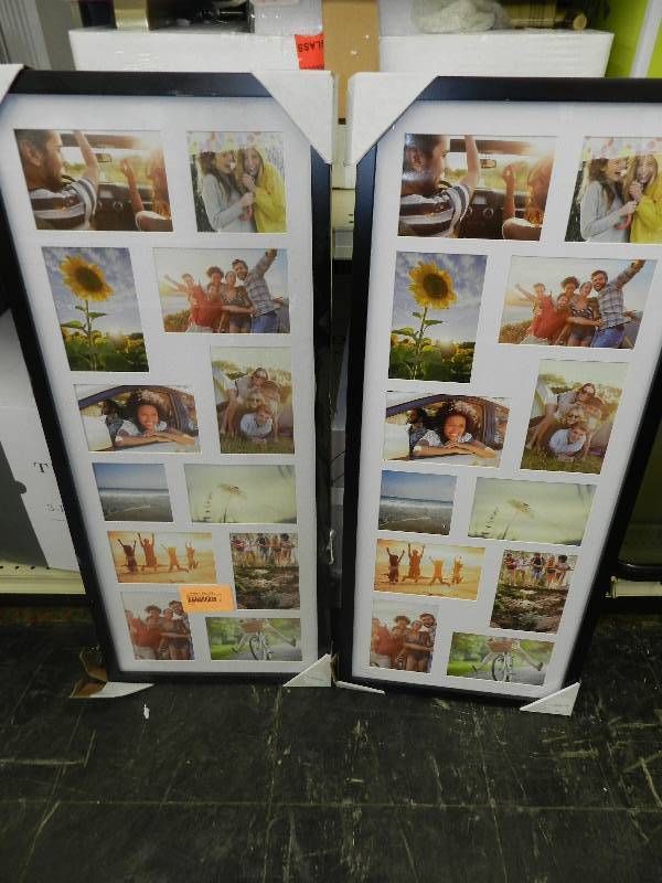 lot 472 image: PAIR OF MULTI PICTURE FRAMES
