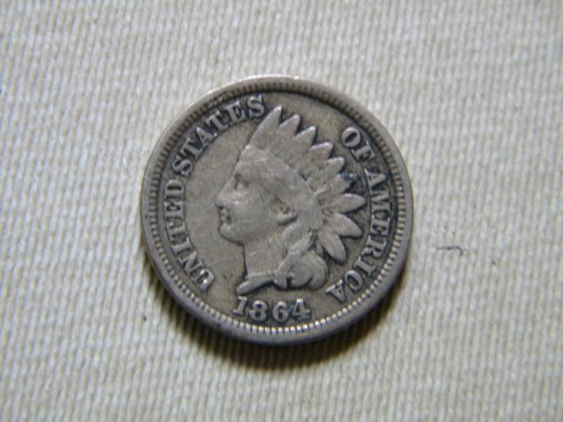 1864 (cn) Indian Head Penny (Key Date)