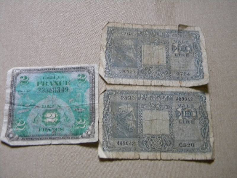 French & Italian Currency & Coins