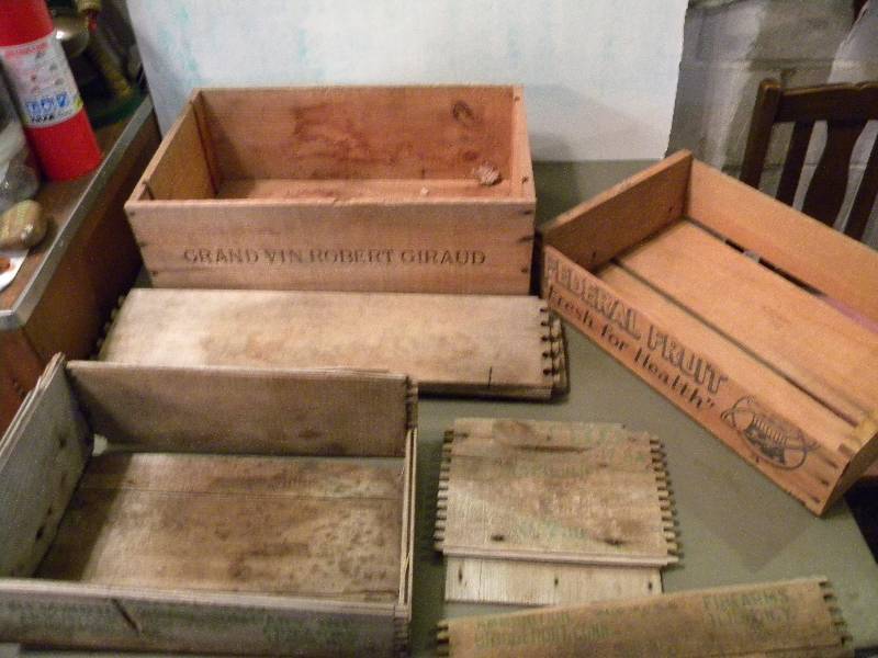Collectible Wood Advertising Boxes