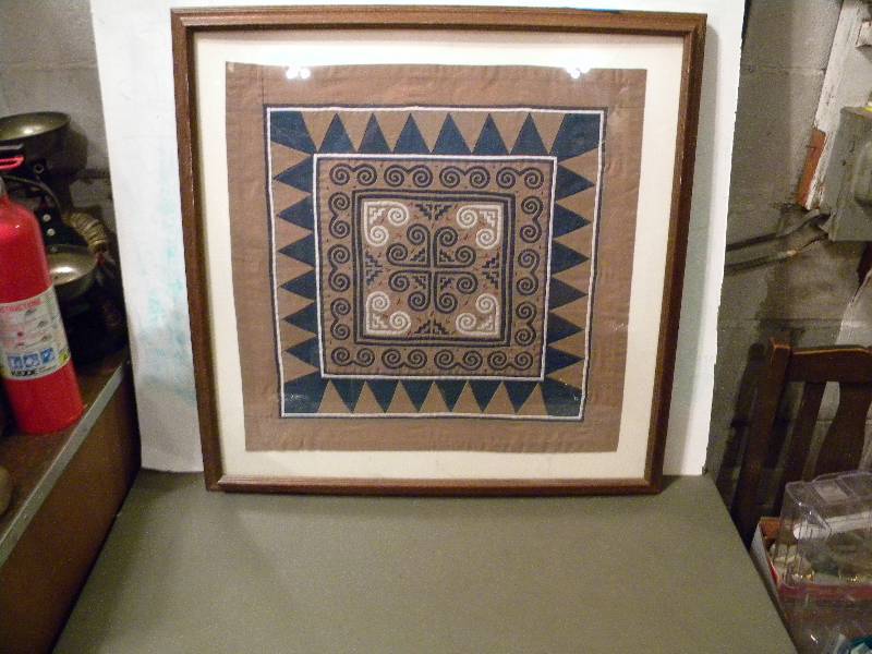 Laotian Hmong Hand Crafted Folk Art Piece