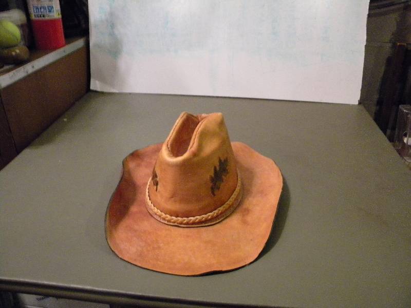 Handmade Leather Cowboy Hat