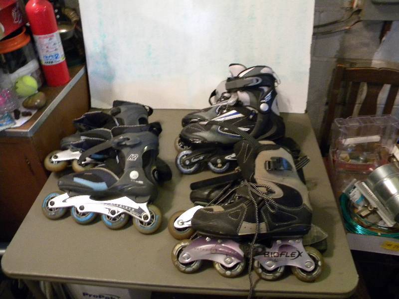3 Pairs of Rollerblades