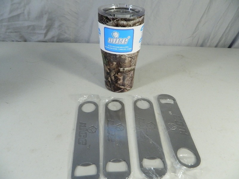 lot 34 image: New nICE Brand Stainless Steel Tumbler