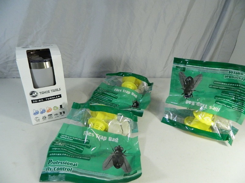 lot 36 image: New Tahoe Trails Tumbler and New Fly Traps