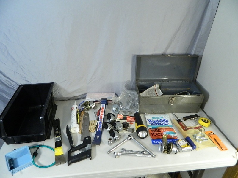 lot 49 image: Hand Tools, Hardware, More