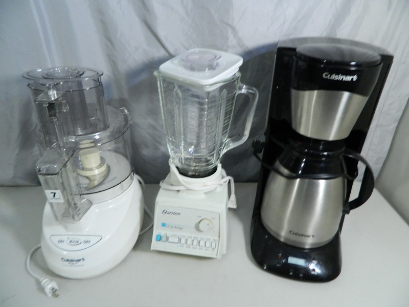 lot 125 image: Food Processor, Blender, Coffee Maker