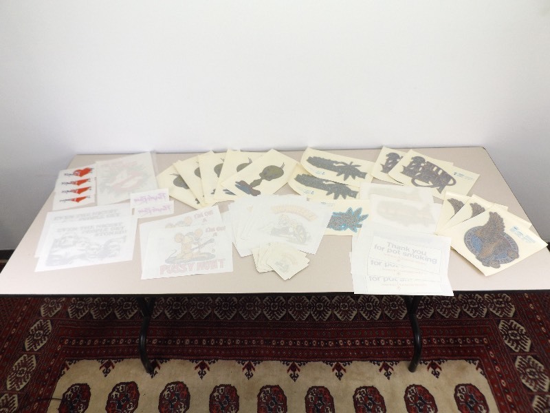 lot 28 image: Lot of Vintage 1970s - 1980s Iron Ons