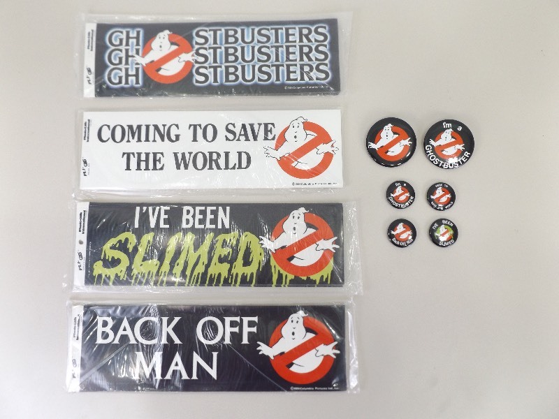 lot 48 image: Original 1984 Columbia Pictures Ghostbusters Super Fan Lot